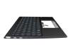 T050A1 Tastatur inkl. Topcase DE (deutsch) dunkelgrau/grau mit Backlight