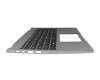 T058C2 Tastatur inkl. Topcase FR (französisch) grau/grau mit Backlight