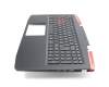T5591G Tastatur inkl. Topcase DE (deutsch) schwarz/schwarz mit Backlight