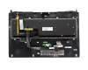 TFG751 Tastatur (FR) + Topcase, Touchpad mit Silberrand