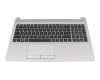 TH25GR Tastatur inkl. Topcase DE (deutsch) schwarz/silber B-Ware