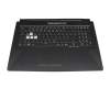 TSGAAD00X506000 Original Asus Tastatur inkl. Topcase DE (deutsch) schwarz/transparent/schwarz mit Backlight