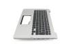 TTP3LA Tastatur inkl. Topcase DE (deutsch) schwarz/silber
