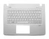 TWV372 Tastatur inkl. Topcase DE (deutsch) weiß/weiß