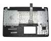 Tastatur (DE) schwarz/schwarz - ohne Touchpad für Asus X751LDV