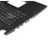 V156262B3 Original Sunrex Tastatur inkl. Topcase DE (deutsch) schwarz/schwarz mit Backlight
