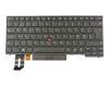V170820DK1 Original Sunrex Tastatur DK (dänisch) schwarz mit Backlight und Mouse-Stick